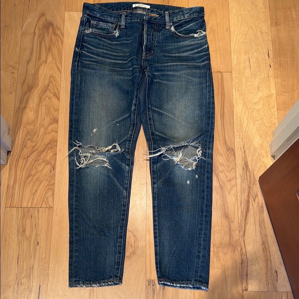 MOUSSY denim jeans size 27 dark denim no stretch
